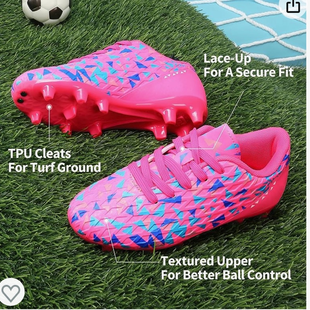 Toddler girls size 11 soccer cleats - BRAND NEW